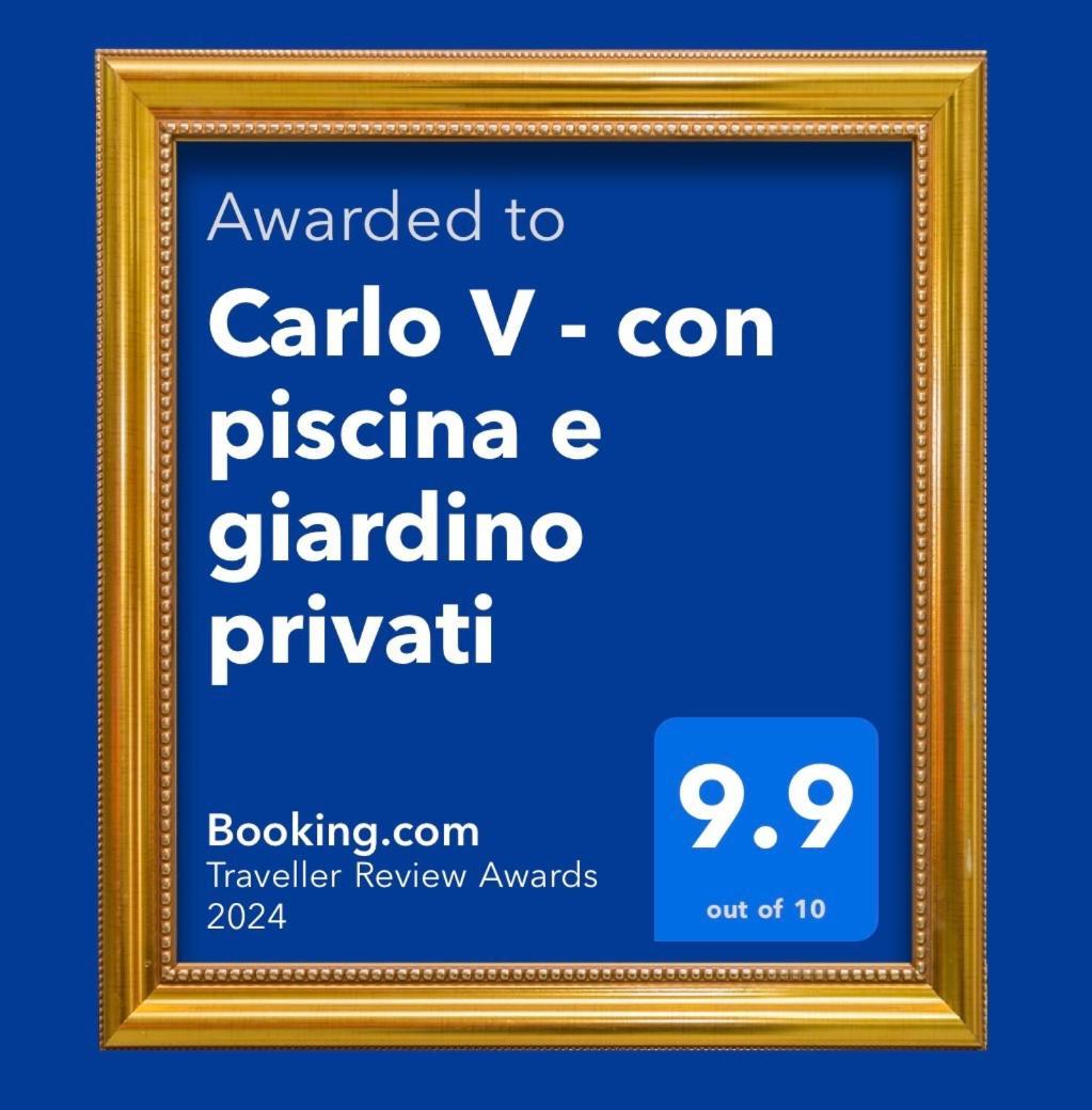 Carlo V - Con Piscina E Giardino Privati Apartment เลชเช ภายนอก รูปภาพ