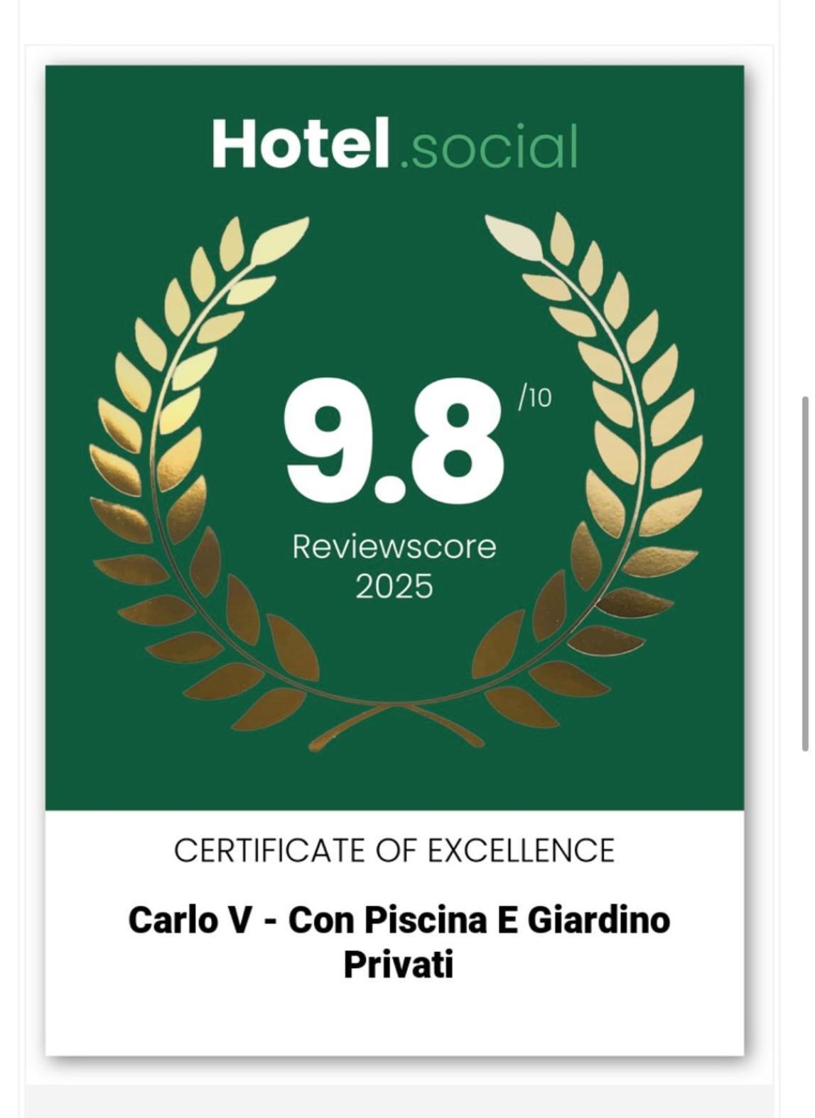 Carlo V - Con Piscina E Giardino Privati Apartment เลชเช ภายนอก รูปภาพ